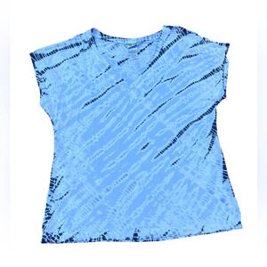 Hard Tail Forever Women’s Top Tie-Dye Shirt Y2K Short Cap Sleeve Vintage Sz XS